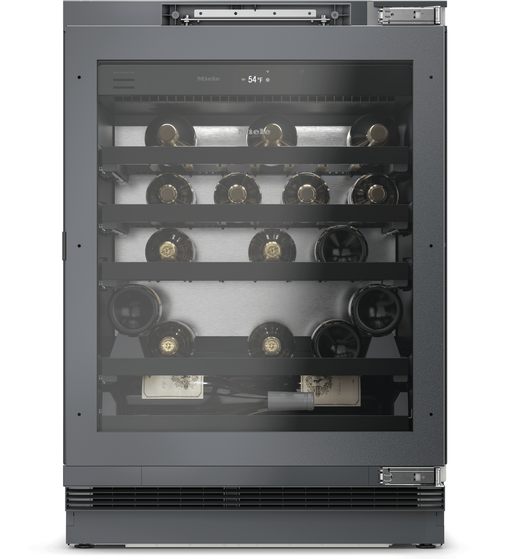 Miele KWTUS7172F Kwtus 7172 F - Built-Under Wine Refrigerator, 33 7/8-36 1/4 In (86-92 Cm) Niche Height With Flexiframe, Activehumidity, And Noteboard In A Compact Design.