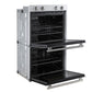 Forno FBOEL132430WHT Forno Vomero 30-Inch Double Wall Oven, White, 10 Cu.Ft Total Capacity, 7100W Convection, Mechanical Controls, Manuel Steam Clean