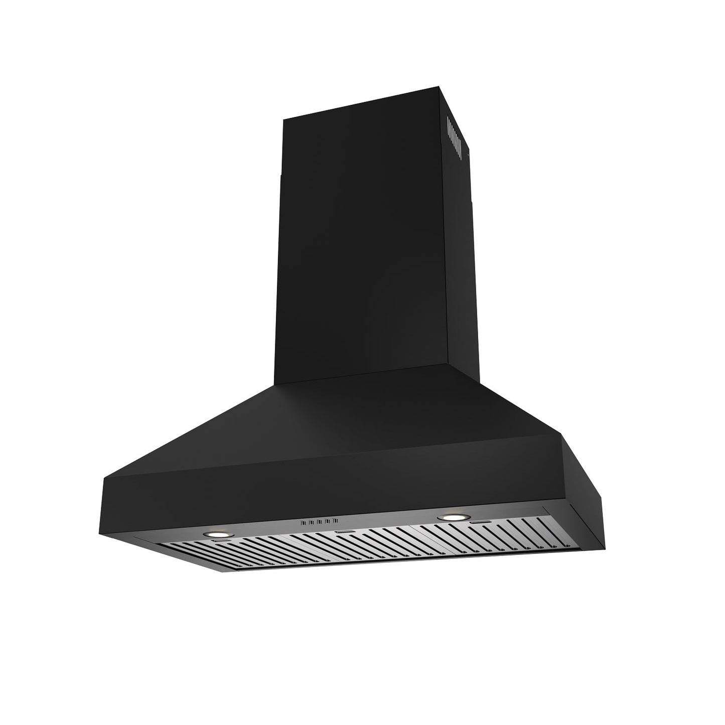 Thor Kitchen TRH36PB 36 Professional Wall Mount Pyramid Range Hood In Black