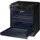 Samsung NSG6DG8100MT Bespoke 6.0 Cu. Ft. Smart Slide-In Gas Range With Precision Knobs In Matte Black Steel