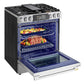 Lg LSGU6339X Lg Signature 6.3 Cu. Ft. Smart Gas Slide-In Range With Dynamic Probake Convection®, Air Fry, Air Sous Vide, Pizza Mode And Ai Gourmet Camera