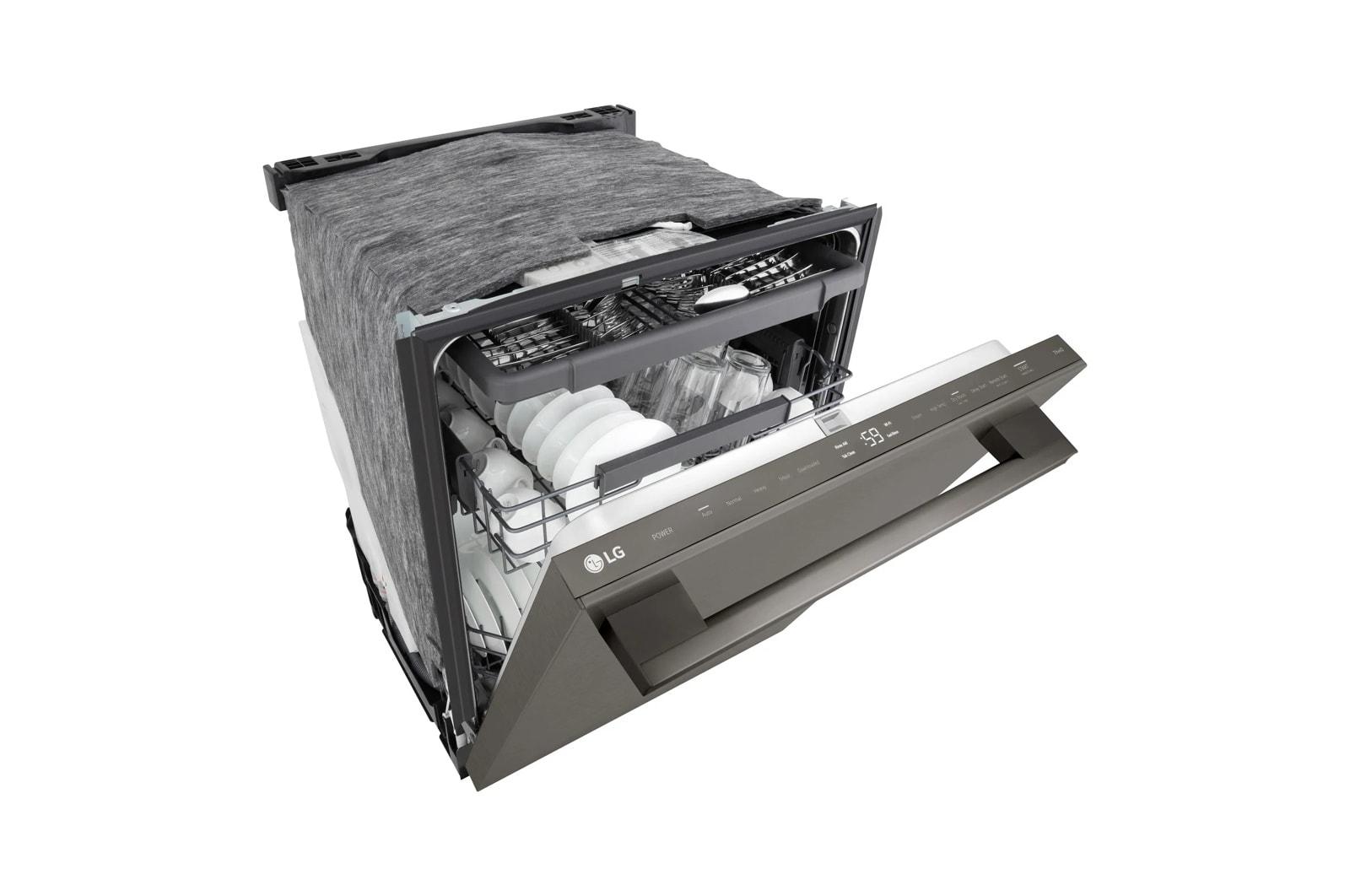 Lg LDNTM545D Smart Flushfit™ Top Control Dishwasher With 1-Hour Wash & Dry, Quadwash® Pro, And Dynamic Heat Dry™ W/Autovent Dry™