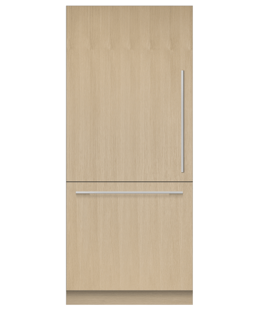 Fisher & Paykel RS3684WLUVE1 Integrated Refrigerator Freezer, 36", 19,2 Cu Ft, Ice & Water