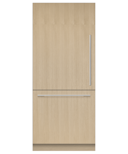 Fisher & Paykel RS3684WLUVE1 Integrated Refrigerator Freezer, 36", 19,2 Cu Ft, Ice & Water