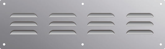 Xo Appliance XOGVENT4 Set Of 4 Stainless Steel Louvered Vent Covers