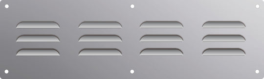 Xo Appliance XOGVENT4 Set Of 4 Stainless Steel Louvered Vent Covers