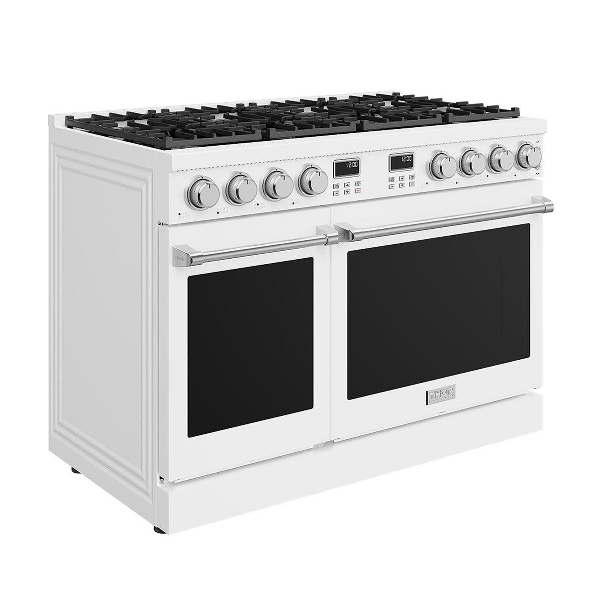 Thor Kitchen ARG48WLP 48 Inch Contemporary Professional Liquid Propane Range In White