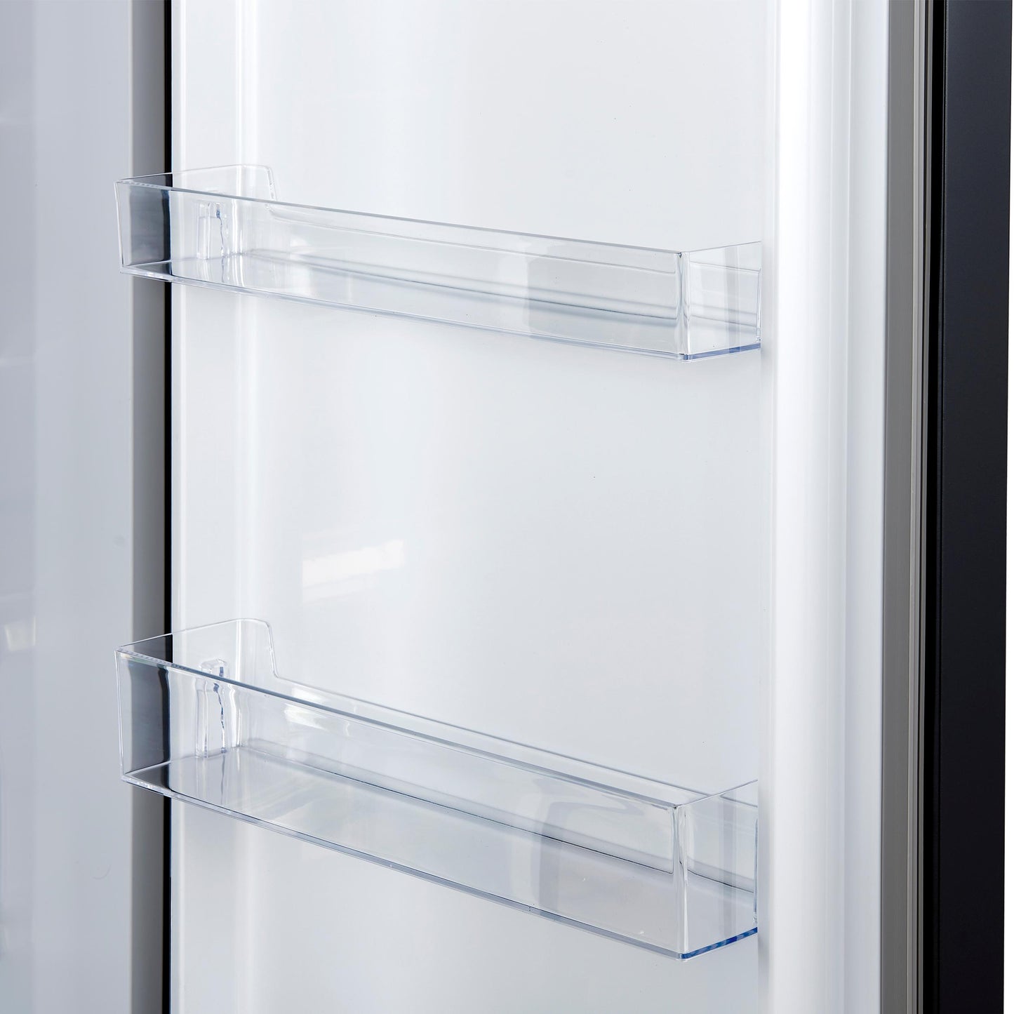 Forno FFFFD172228BLKRS Forno Maderno 28-Inch Convertible Freezer/Refrigerator In Black With Antique Brass Handle, 13.6 Cu.Ft. Right Swing