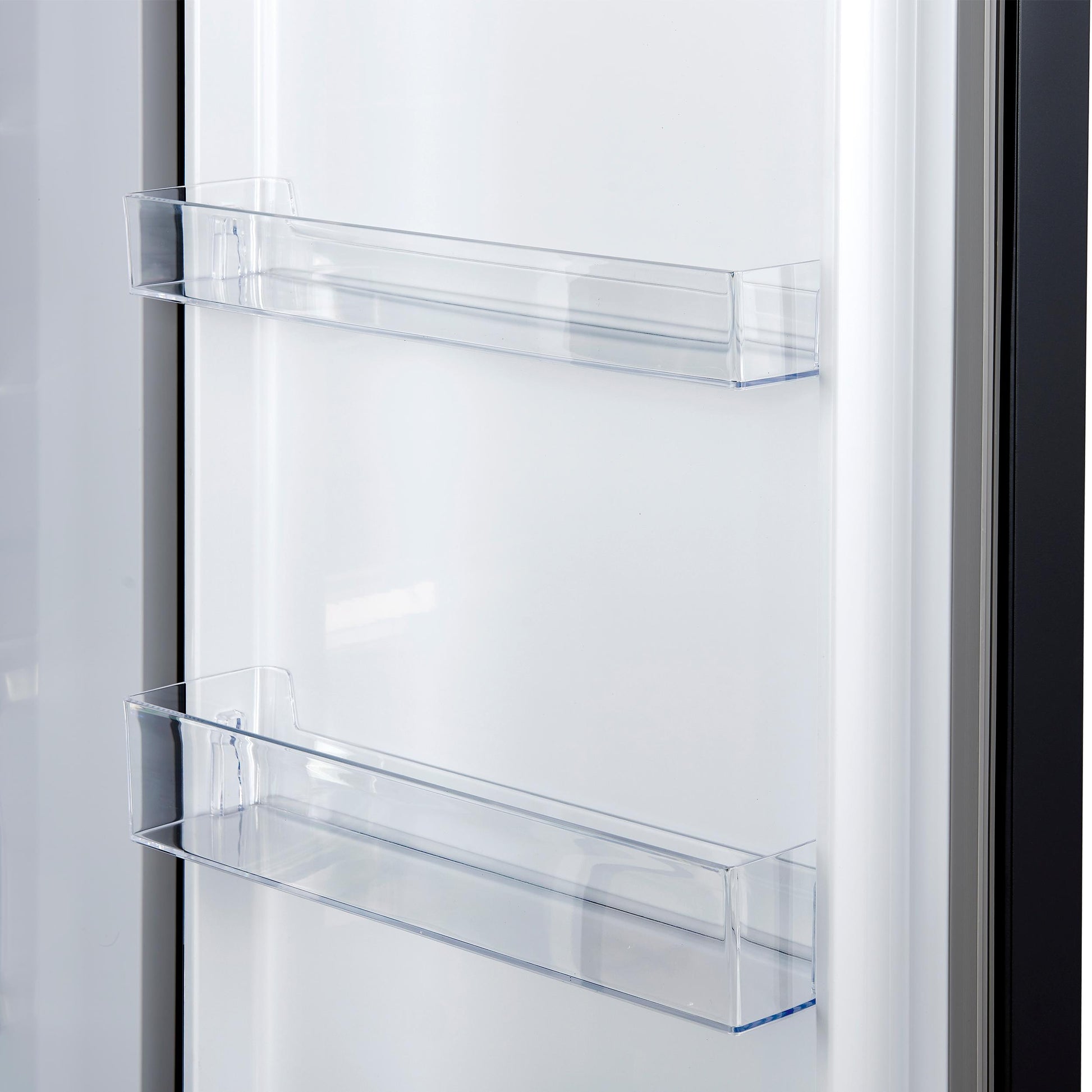 Forno FFFFD172228BLKRS Forno Maderno 28-Inch Convertible Freezer/Refrigerator In Black With Antique Brass Handle, 13.6 Cu.Ft. Right Swing