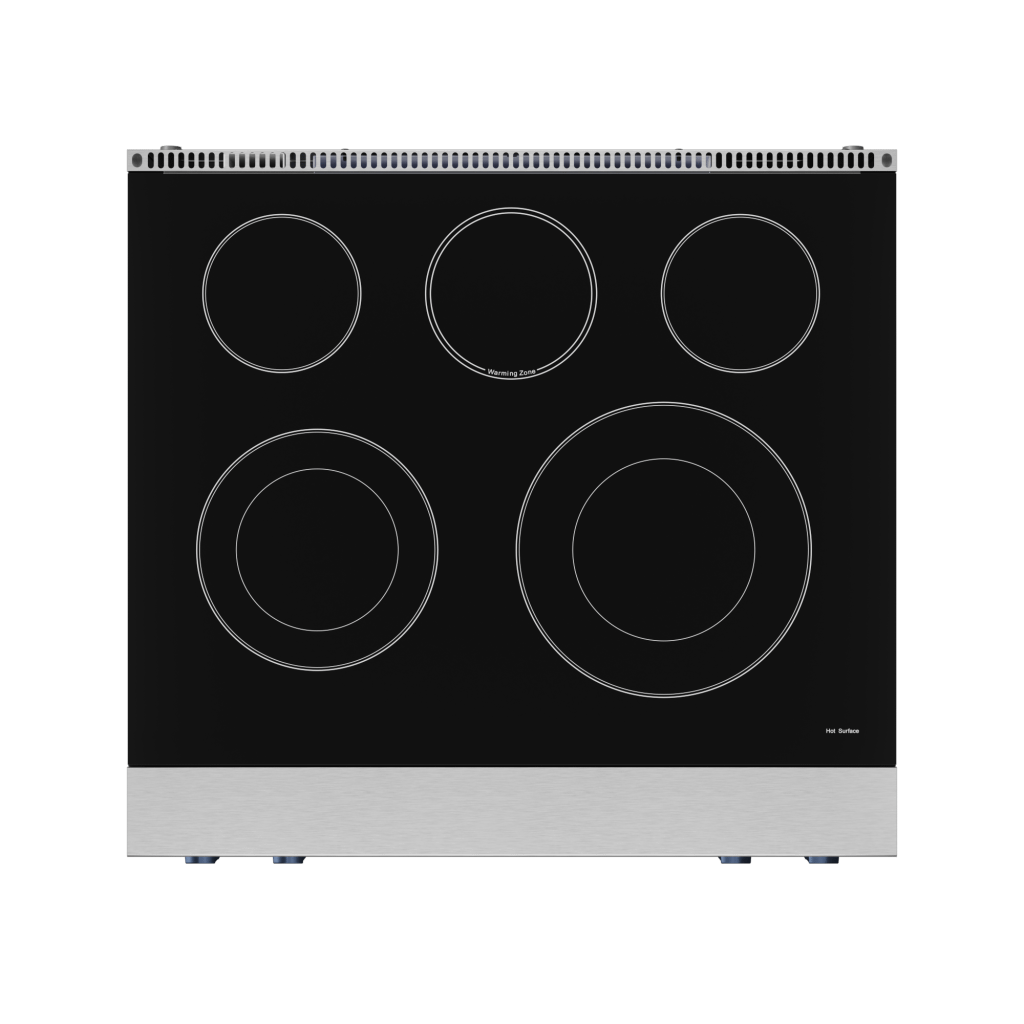 Thor Kitchen RSE30BLU 30 Inch Professional Electric Range With Tilt Panel Touch Control In Stainless Steel/Navy Blue Gordon Ramsay Series - Rse30-Blu