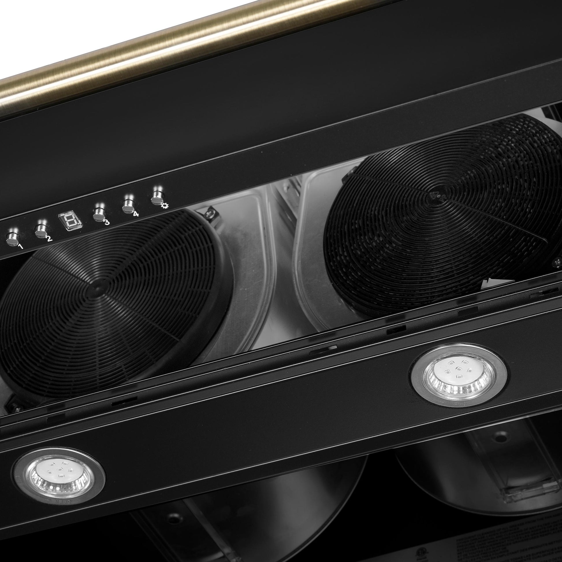 Forno FRHWM509560BLK Forno Aria 60 Inch Wall-Mounted Range Hood In Black