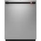 Cafe CDT888P2VS1 Café™ Customfit Energy Star Stainless Interior Smart Dishwasher With Ultra Wash Top Rack And Dual Convection Ultra Dry, Led Lights, 39 Dba