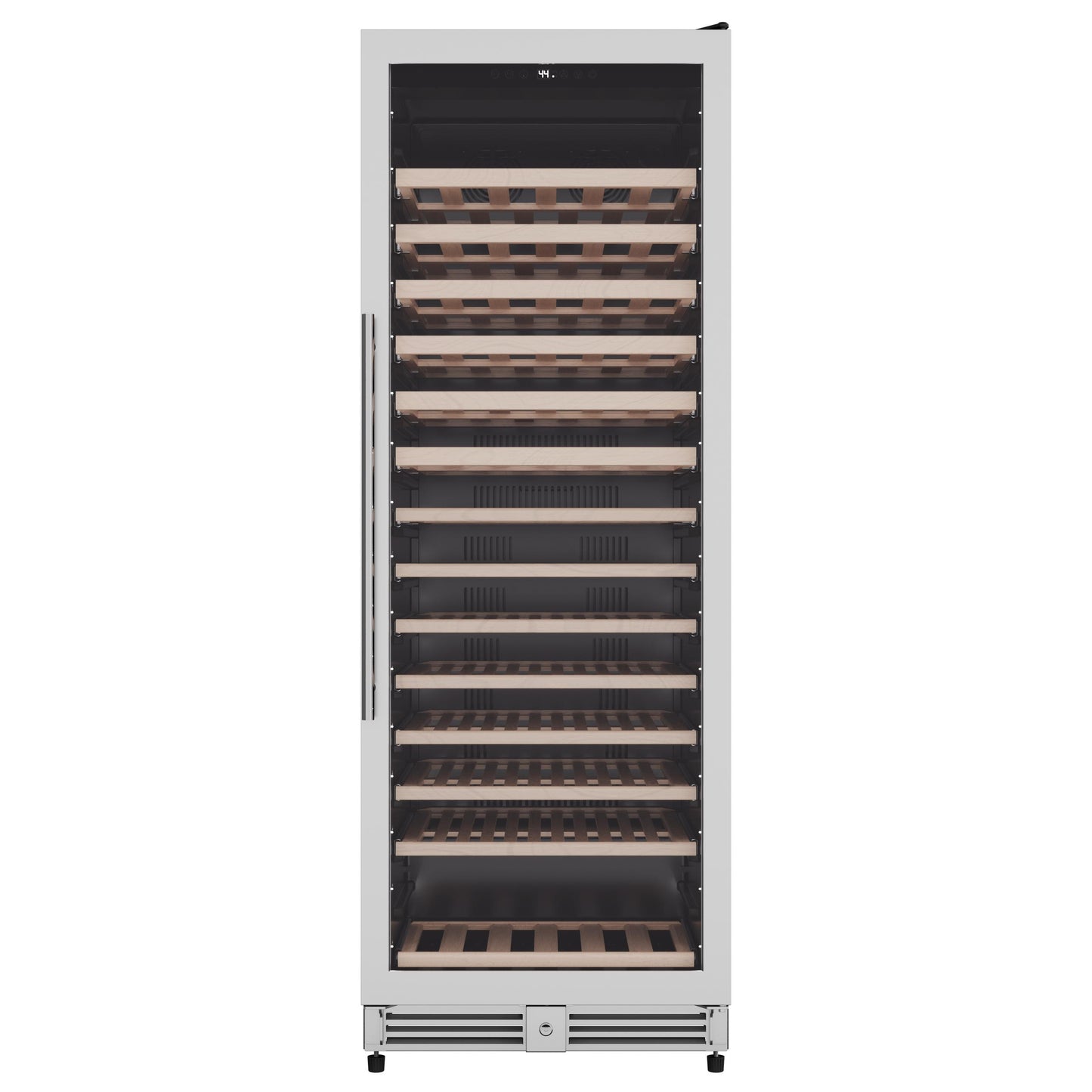 Avanti WCF149SE3S1 Avanti Refresh Wine Cooler, 149 Bottle Capacity, Stainless Steel Finish With Wood Shelves, Digital Touch Controls, Glass Door (Wcf149Se3S)