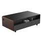 Forno FCTFR700651WD Forno Evoluto Tavolo 51-Inch Smart Coffee Table With Wood-Accent Sides - Dual Cooling Zones, Wireless Charging Pad & Built-In Bluetooth Speakers