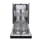 Forno FDWBI804118BLK Forno Polo 18-Inch Built-In Black Dishwasher, 8 Place Settings, Energy Star Certified, 52 Dba