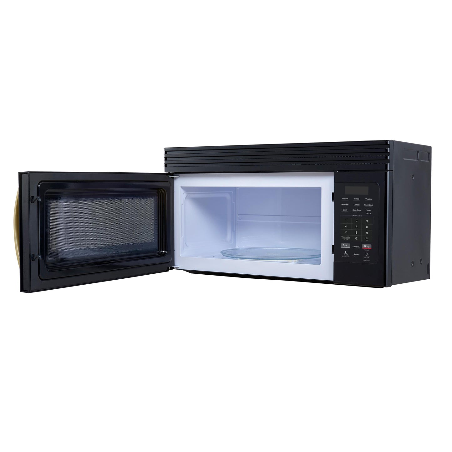 Forno FOTR300730BLK Forno Scalo 30-Inch Over The Range Microwave, Black - 1.6 Cu.Ft, 300 Cfm Vent, Touch Control, Led Light