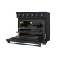 Thor Kitchen RSE36PBBLU 36 Inch Professional Electric Range In Black/Blue Gordon Ramsay Series
