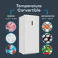 Element Appliance EXUF17CEEW Element 17.0 Cu. Ft. Upright Convertible Freezer / Refrigerator - White, Energy Star (Exuf17Ceew)