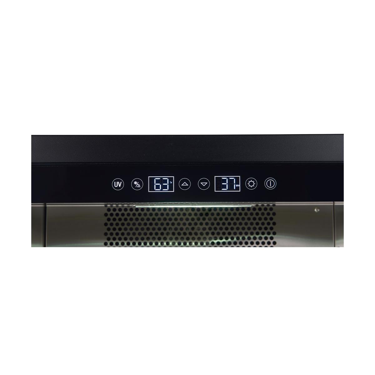 Forno FFSDA684024 Forno Asciutto 24-Inch Dry Aging Cabinet, Stainless Steel 304, 4.41 Cu.Ft, Led Lighting, Adjustable Shelves