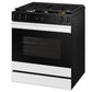 Samsung NSG6DB850012 Bespoke 6.0 Cu. Ft. Smart Slide-In Gas Range With Air Sous Vide & Air Fry In White Glass