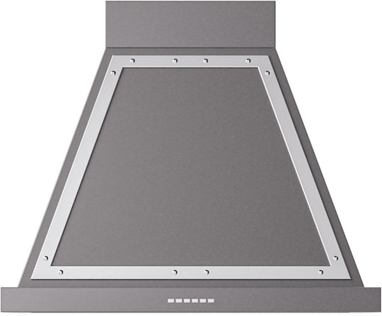 Ilve UANB30MGC Ilve Uanb30Mgc Nostalgie 30" Hood In Matte Graphite With Chrome Trim