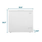 Element Appliance ECF70MD2EW Element 7.0 Cu. Ft. Chest Freezer - White (Ecf70Md2Ew)