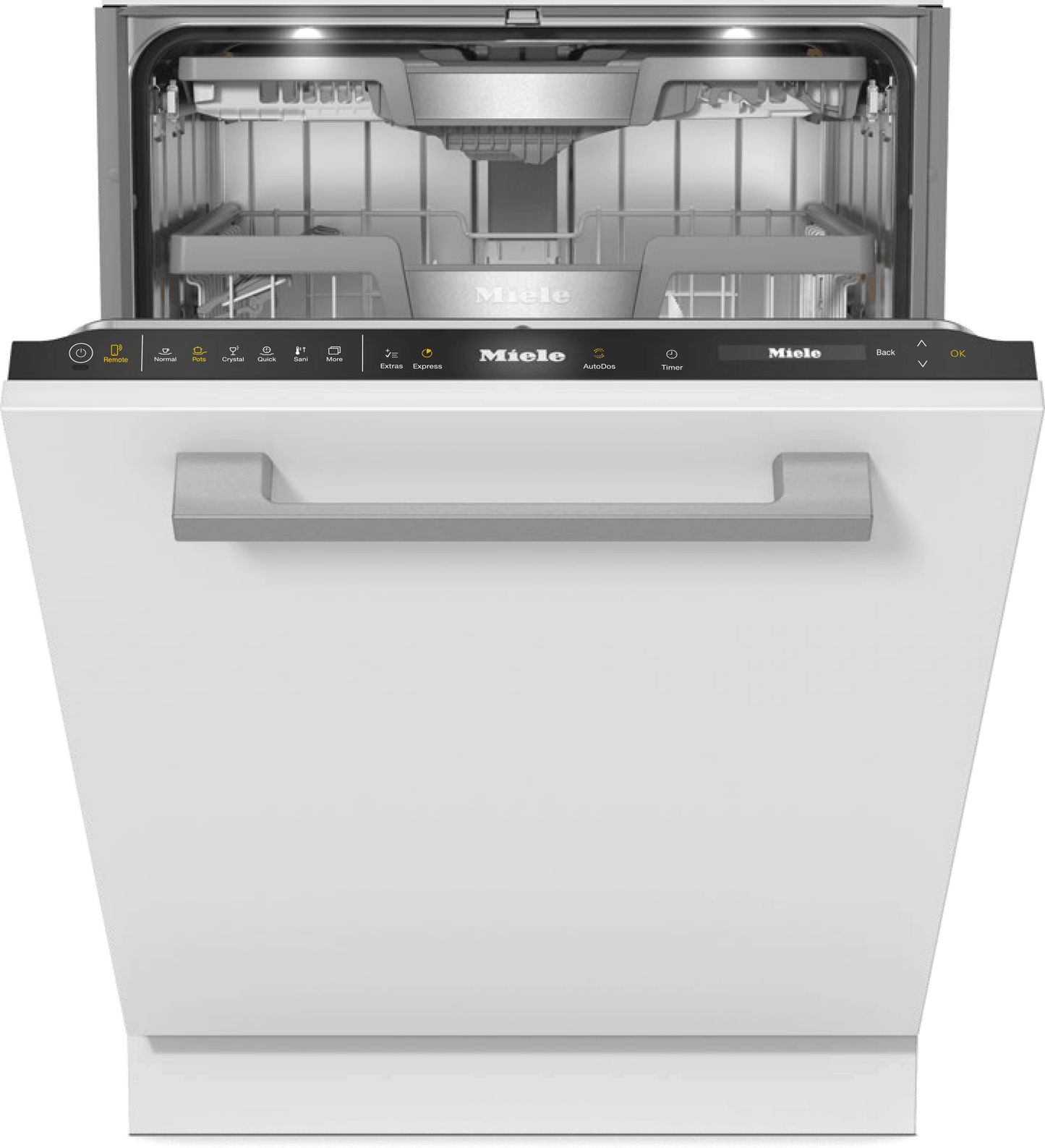 Miele G7766SCVI  AutoDos Obsidian Black Fully integrated dishwashers in standard size with Automatic Dispensing