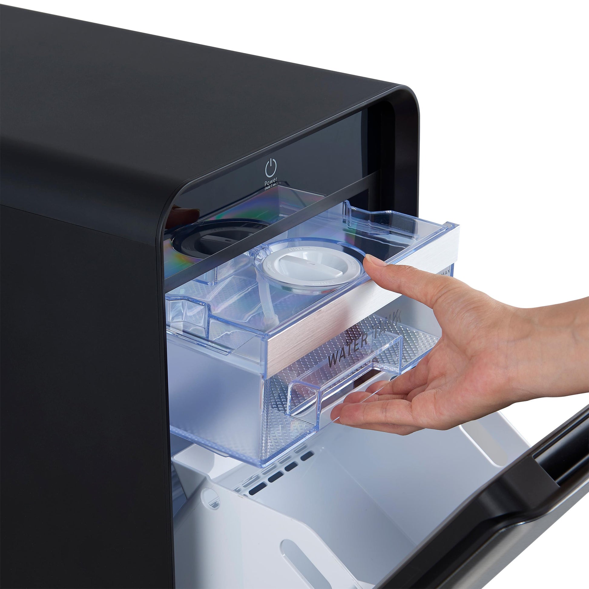 Forno FIMFS735211BLK Sferico 11-In Ice Maker, Black, 32 Clear 2-In Slow-Melting Spheres Daily, Stores More Than 10 Balls