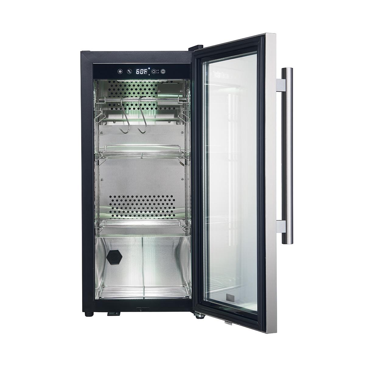 Forno FFSDA685716 Forno Asciutto 16-Inch Dry Aging Cabinet, Stainless Steel 304, 2.65 Cu.Ft, Led Lighting, Adjustable Shelves