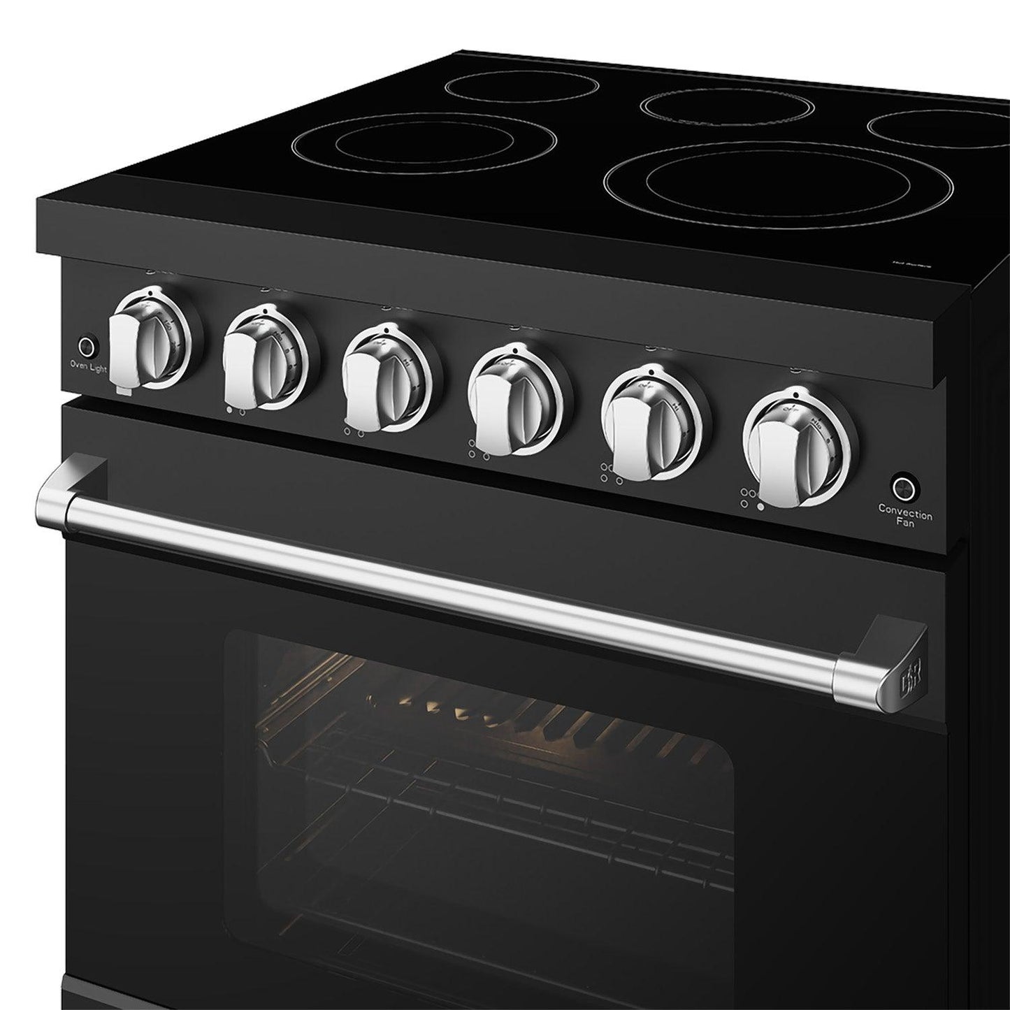 Thor Kitchen RSE30PBSS 30 Inch Professional Electric Range With Precision Knob Control In Black And Stainless Steel Gordon Ramsay Series