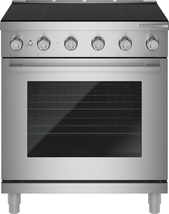 Bosch HIS5057U 500 Series, Induction Freestanding Range Cooker, 30'', Stainless Steel