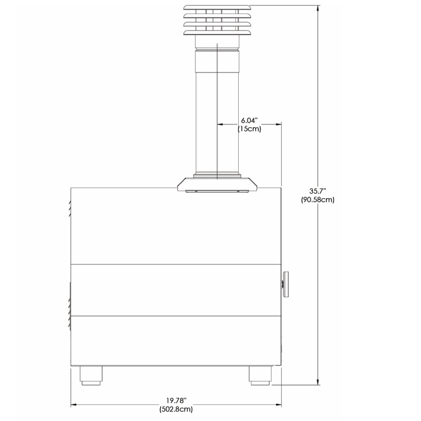 Xo Appliance XOPIZZA1WRO Countertop Wood-Fired Oven In Red