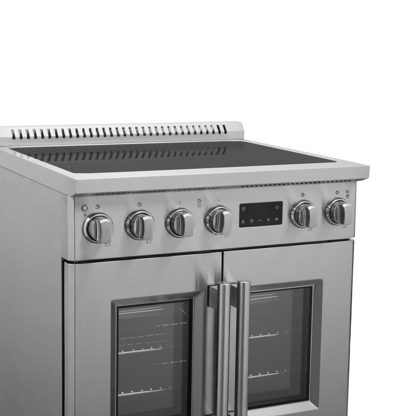 Forno FFSIN095030 Forno Torino 30 Inch French Door Induction Range With Air Fryer And True Convection Oven