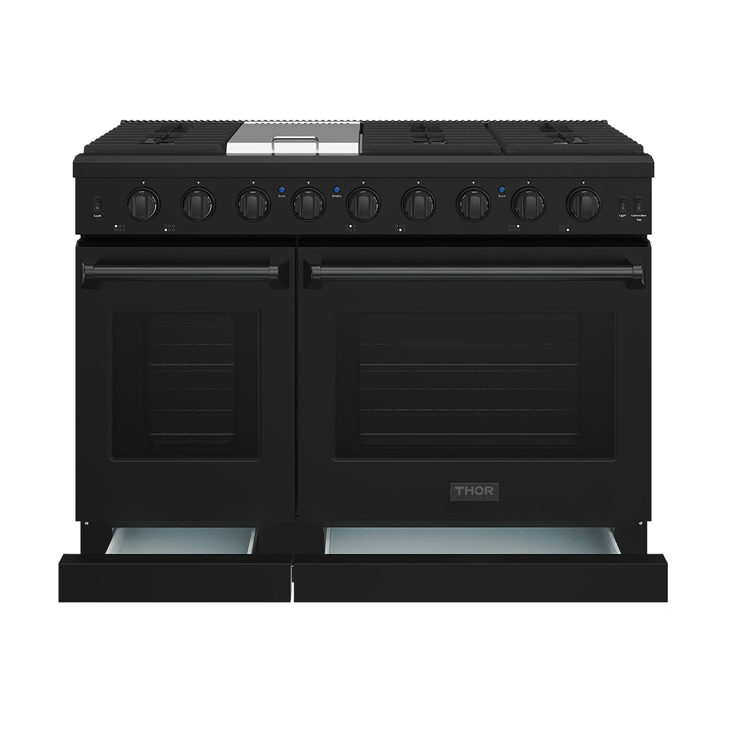 Thor Kitchen LRG4807UBLP 48 Inch Professional Liquid Propane Range In Black