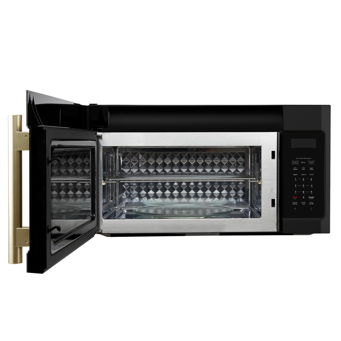 Forno FOTR303830BLK Forno Fornace 30-Inch Over The Range Convection Microwave, Black - 1.5 Cu.Ft, 300 Cfm Vent, Touch Control, Led Light