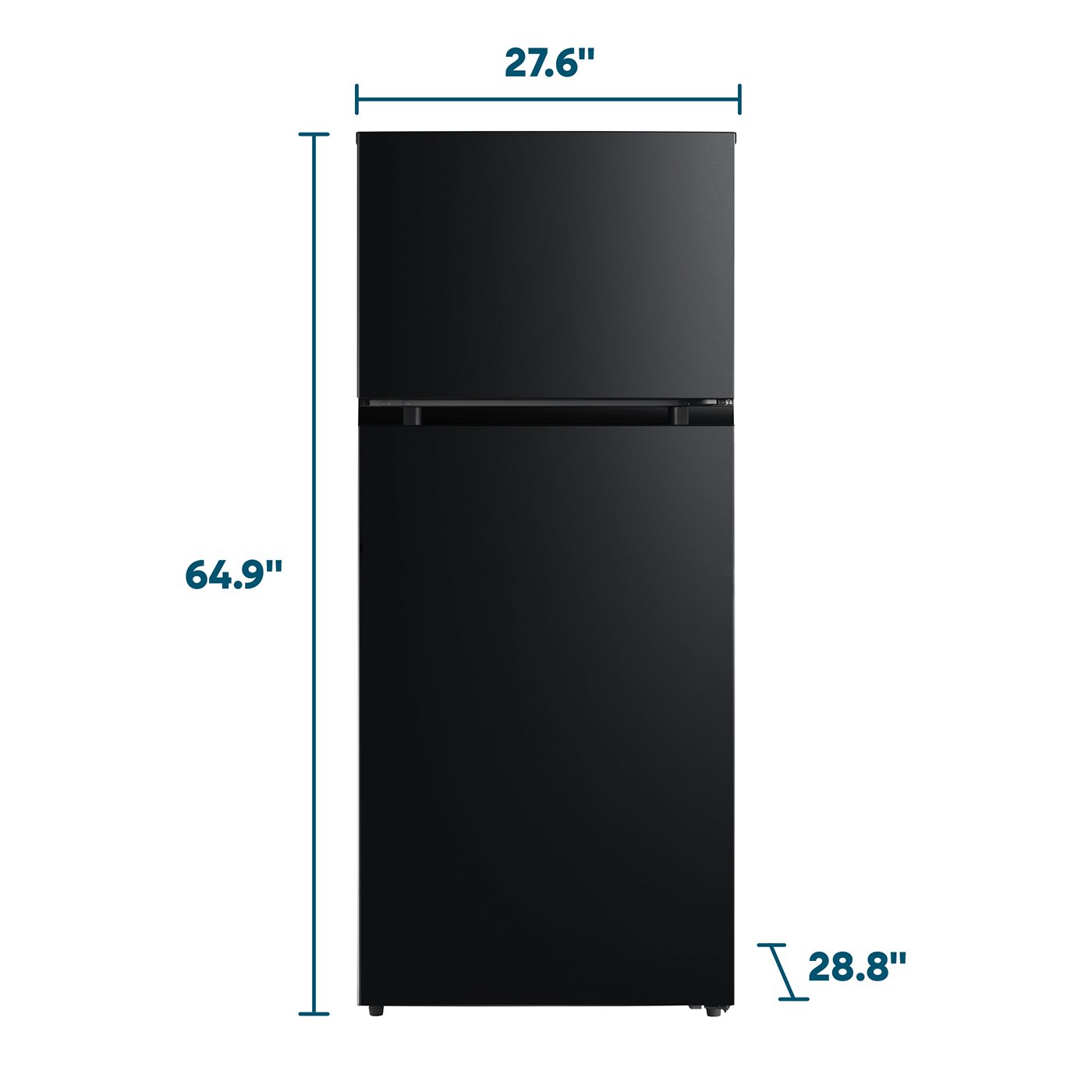 Element Appliance ERT16CGDB Element 16.0 Cu. Ft. Top Freezer Refrigerator - Black, Energy Star