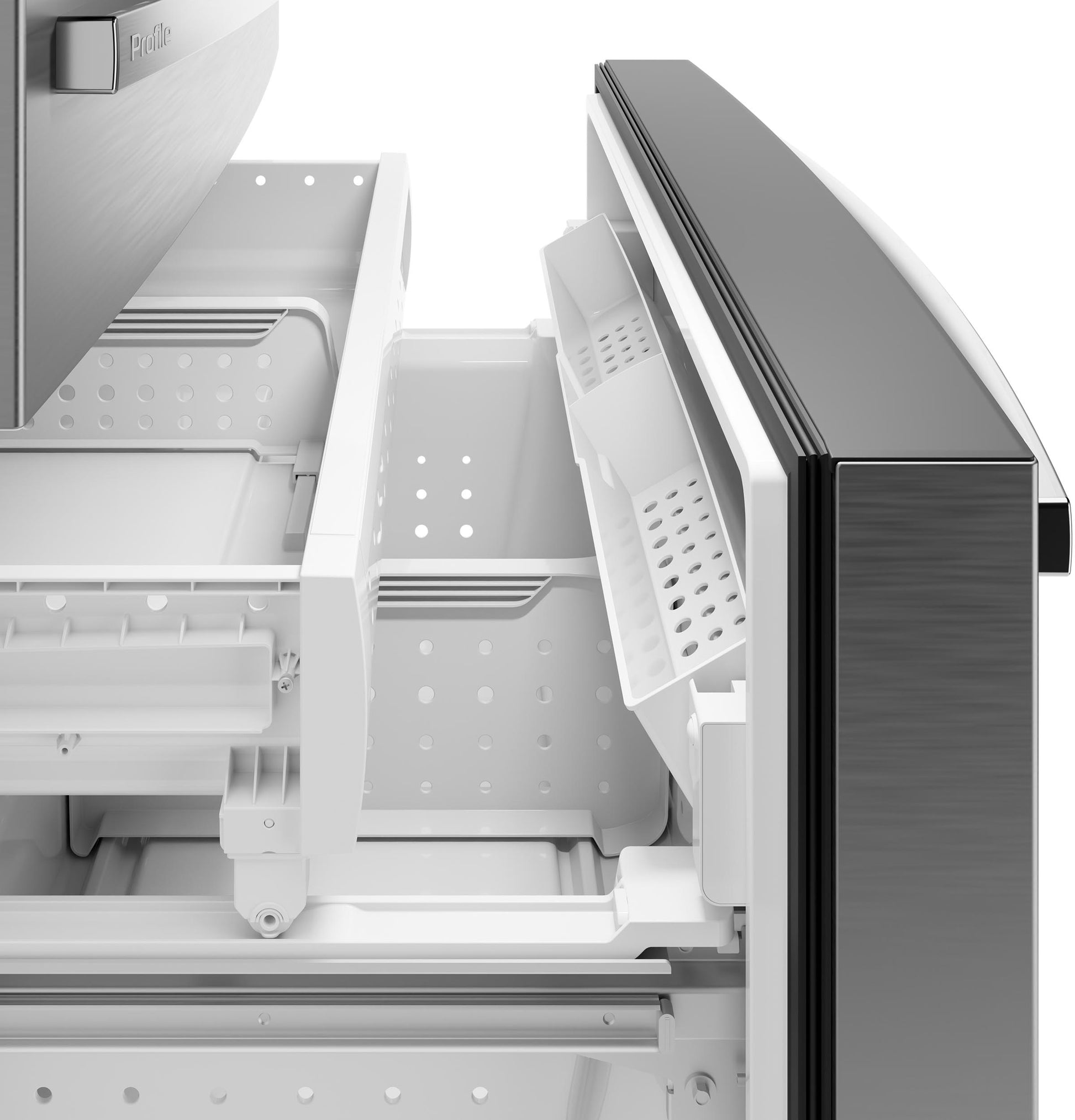 Ge Appliances PVD28HYYFS Ge Profile™ Energy Star® 27.9 Cu. Ft. Smart 4-Door French-Door Refrigerator With Kitchen Assistant™