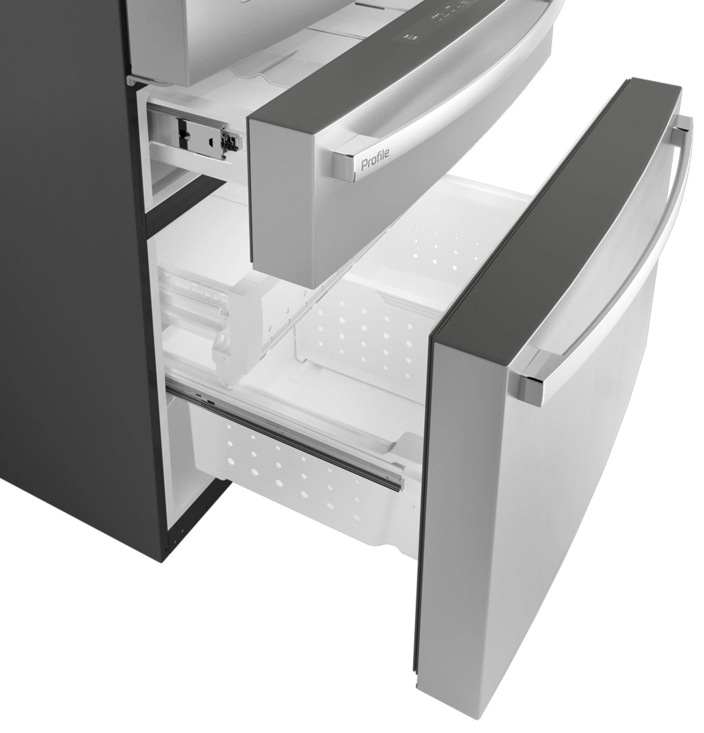 Ge Appliances PVD28HYYFS Ge Profile™ Energy Star® 27.9 Cu. Ft. Smart 4-Door French-Door Refrigerator With Kitchen Assistant™
