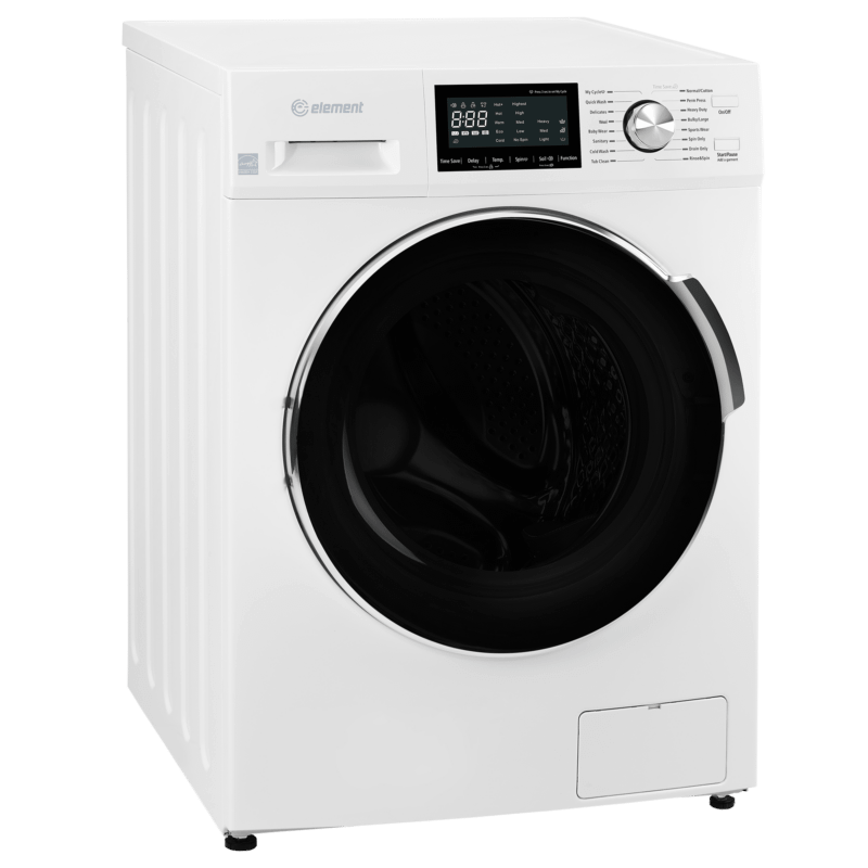 Element Appliance EFL2724BW Element 24-Inch 2.7 Cu. Ft. Compact Front Load Washer - White, Energy Star (Efl2724Bw)