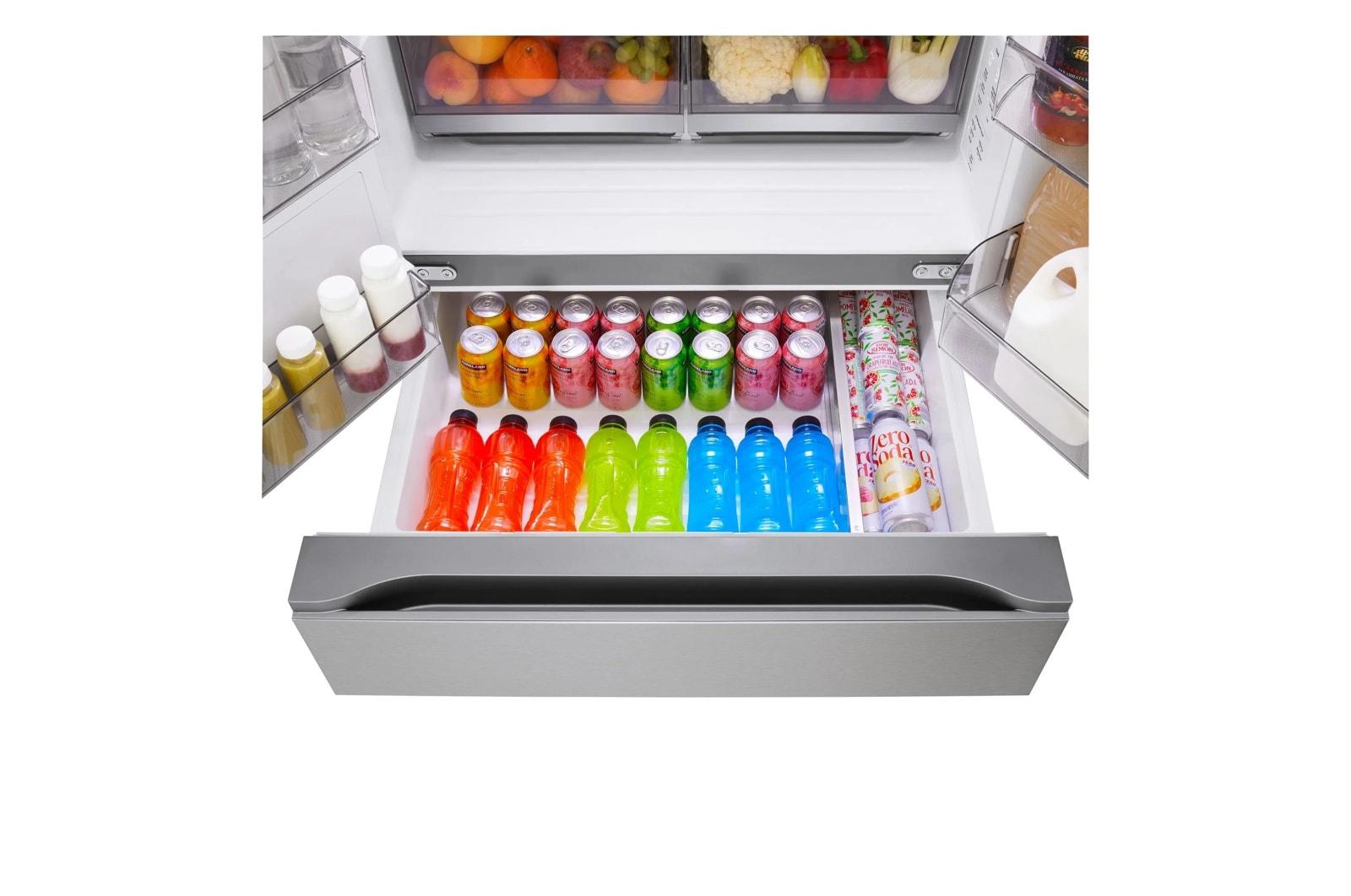 Lg LF29S9730S 29 Cu. Ft. Standard-Depth Max&#8482; 4-Door French Door Refrigerator With Mini Craft Ice&#8482; And Full-Convert Drawer&#8482;