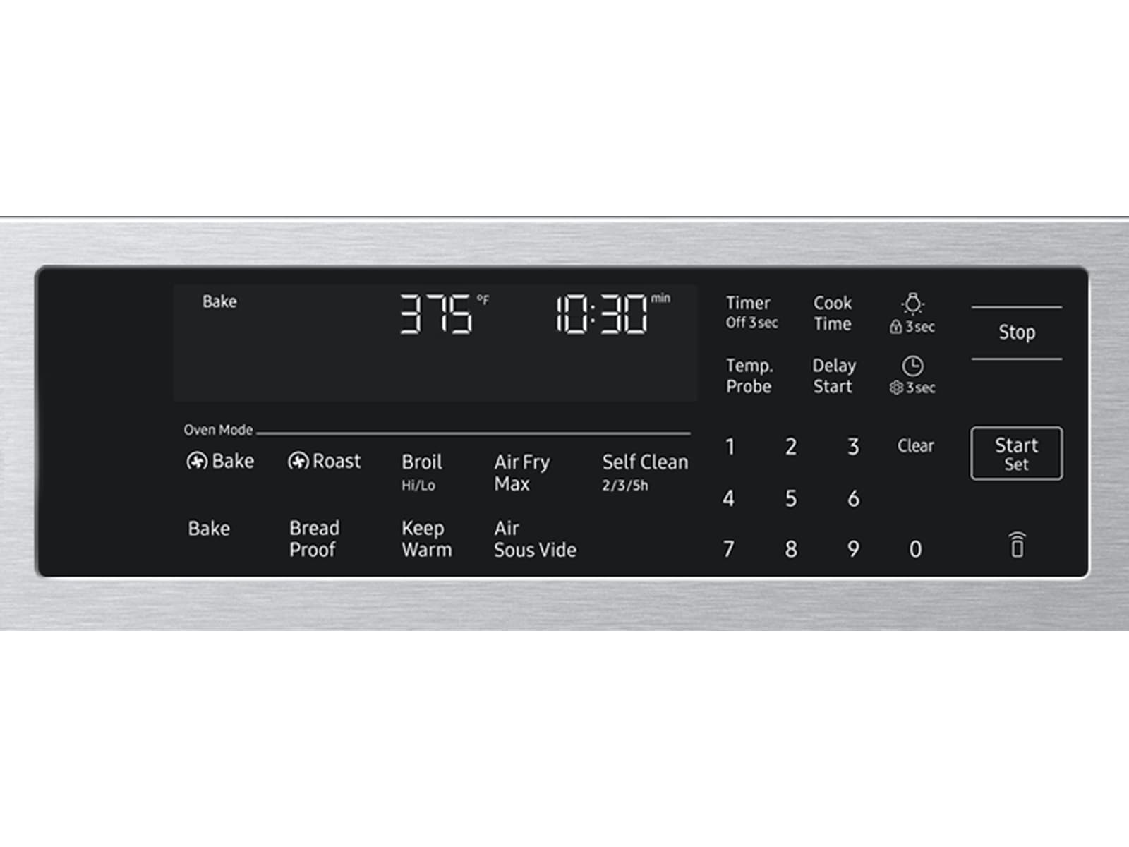 Samsung NSG90H63SR Bespoke Smart Slide-In Dual Fuel Range Pro Style Elite Design Illuminated Knobs Air Fry Max