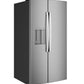 Ge Appliances GSS28NYYFS Ge® 27.9 Cu. Ft. Side-By-Side Refrigerator With Extra Tall Dispenser And In-Door Icemaker