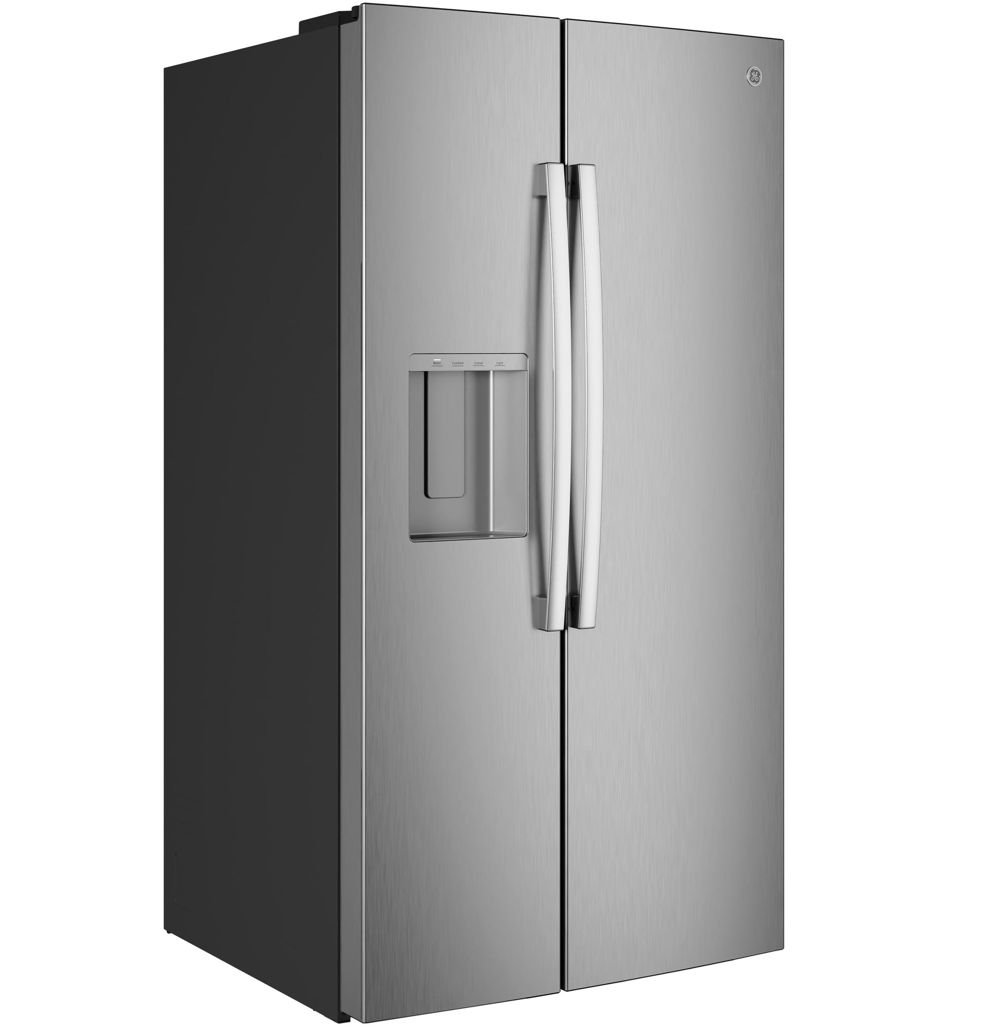Ge Appliances GSS28PYYFS Ge® 27.7 Cu. Ft. Side-By-Side Refrigerator With Led Light Walls And Extra Tall Dispenser