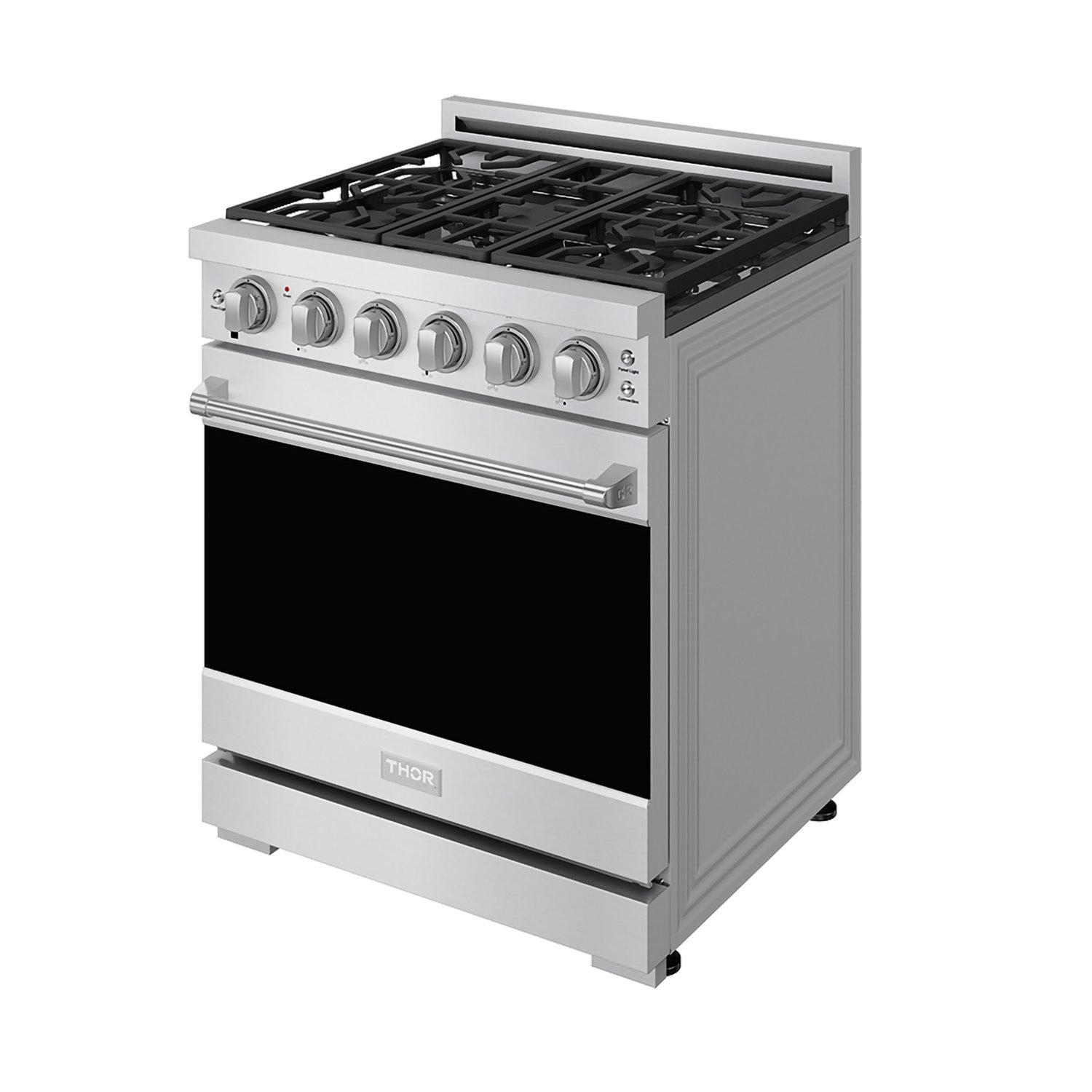 Thor Kitchen RSG30P 30 Inch Professional Gas With Precision Knob Control In Stainless Steel