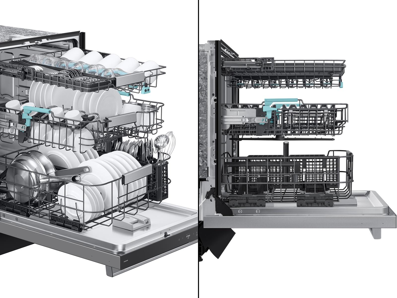 Samsung DW90H89TETR Bespoke Ai Smart Dishwasher Ai Wash & 3Rd Rack Washing System Autorelease™ Door 38Dba