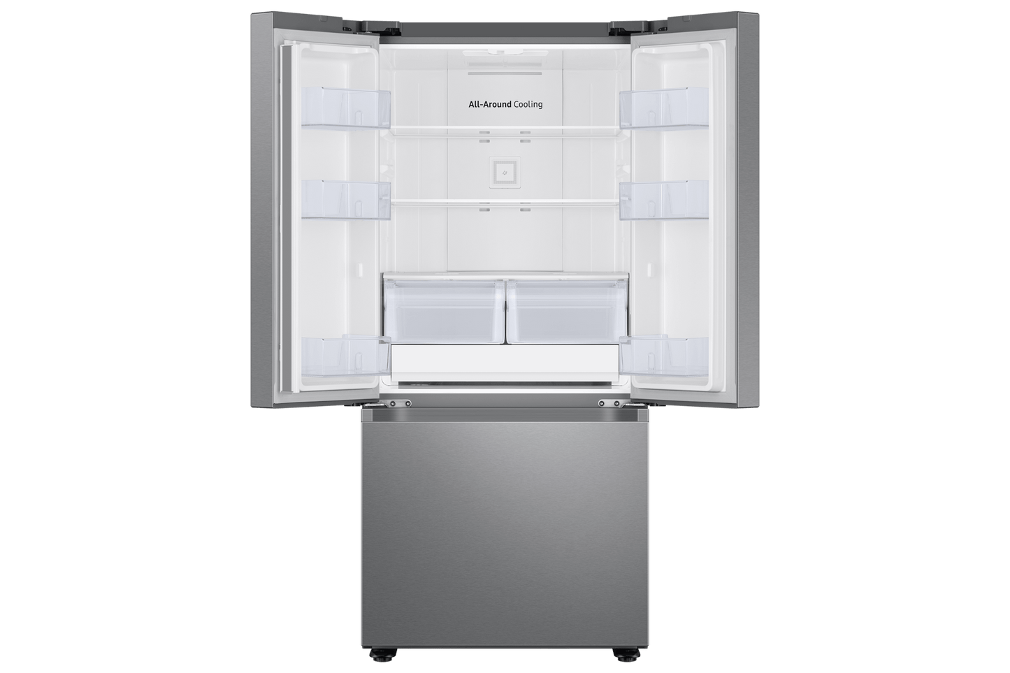 Samsung RF22A4111SR Bespoke Ai 3-Door French Door All-Around Cooling Auto Ice Maker 22 Cu.Ft.