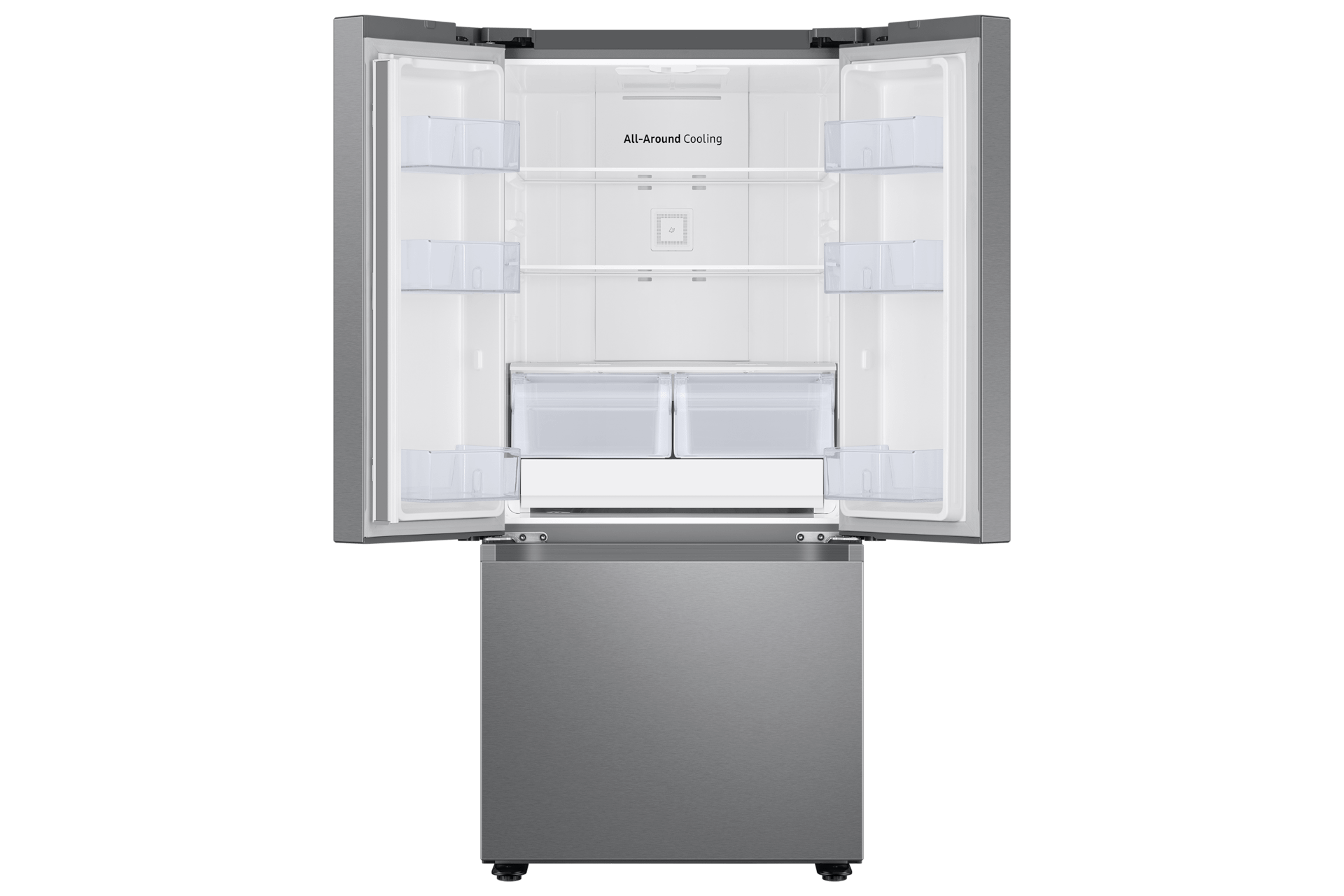 Samsung RF22A4111SR Bespoke Ai 3-Door French Door All-Around Cooling Auto Ice Maker 22 Cu.Ft.