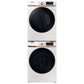 Samsung F1679513898170 Extra Large Capacity Smart Front Load Washer And Gas Dryer Set With Super Speed Wash, Steam Sanitize+, And Sensor Dry In Ivory