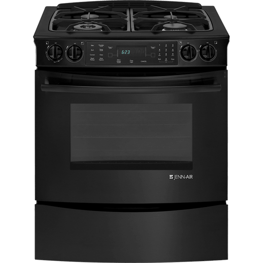 Jennair JDS8850CDB Slide-In Dual-Fuel Range With Convection, 30"