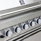 Forno FODKT2520WHT Forno Bulnes 40-Inch Bbq, 95,000 Btu, 5 Burners, Sear & Rotisserie Infrared With Side Burner, Stainless Steel Outdoor Kitchen With 1.8 Cu.Ft. Beverage Center & White Sintered Stone Countertops